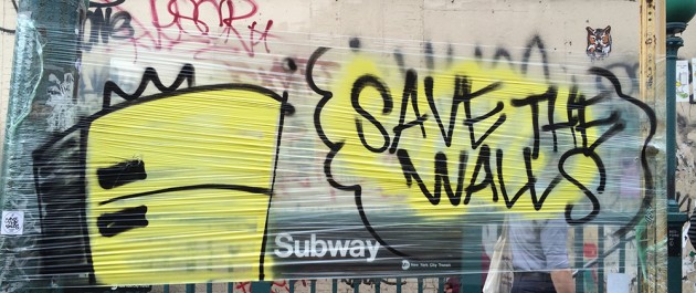 NYC Street Art - Save the Walls