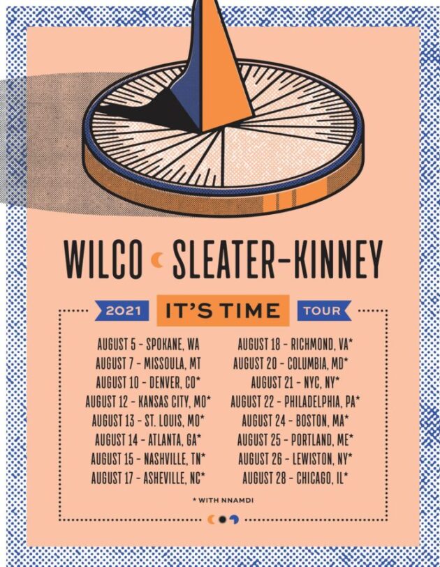 Wilco Sleater Kinney 2021 Tour